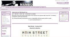 Desktop Screenshot of mamboart.eu